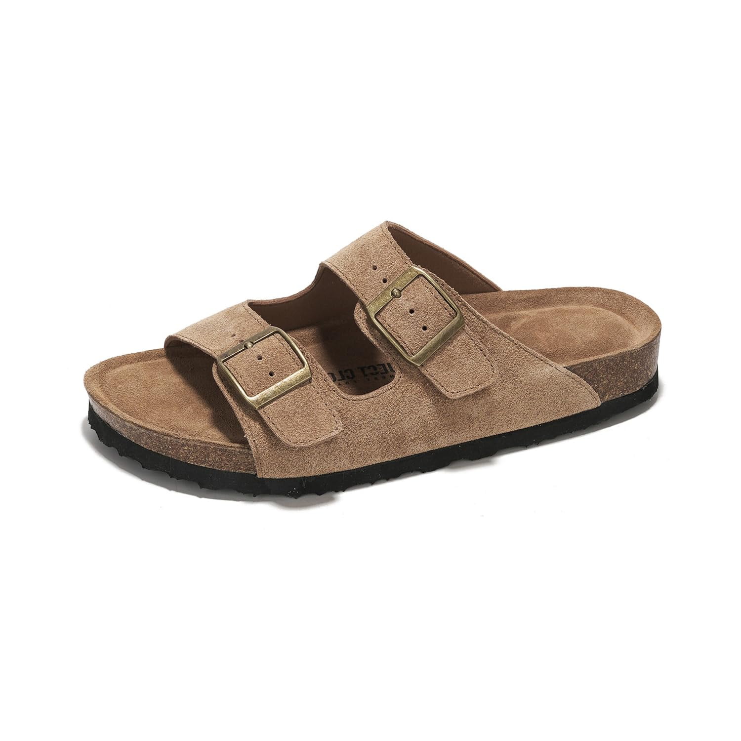 Birkenstock Lugano Tan Suede Soft Footbed Men’s Sandals Birkenstock Lugano - FREE Shipping & FREE Returns - Men main image 3
