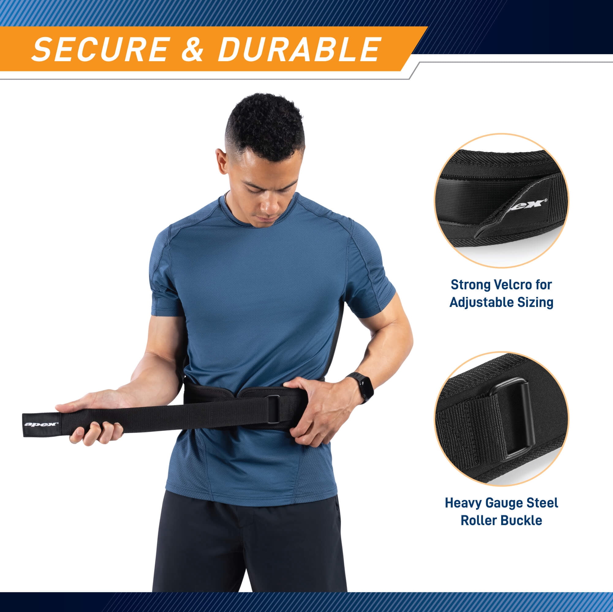 Apex by Marcy 4.5" Foam Core Weightlifting Belt (M) B5FB4-M