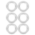 thumbnail image 1 of FOLOYORI 6Ud Accesorios Para De Loros Con Protectores Antibite De Aluminio Plateado, 1 of 8