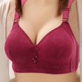 thumbnail image 2 of Gyexs Women's Jacquard Lace Soft Cup Wireless Tri Top Bra Comfortable Support Bras for Women, , Size 44, 2 of 4