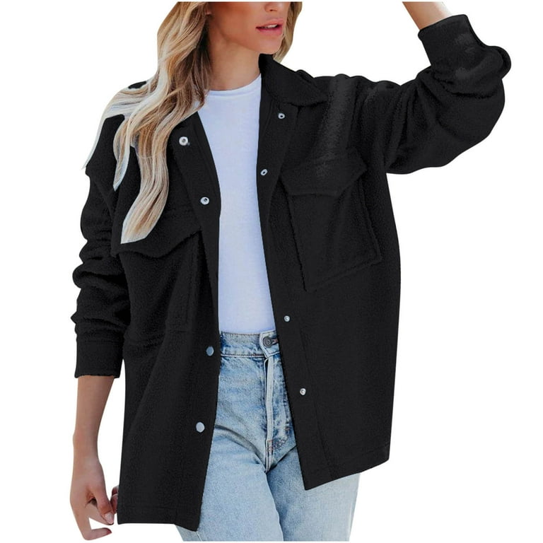 Plain black jacket without hood best sale