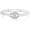 White Gold, variant on Women Pave Cubic Zirconia Thin Twisted Rope Band Rings Eternity Band 14K Gold Plated Stackable Ring
