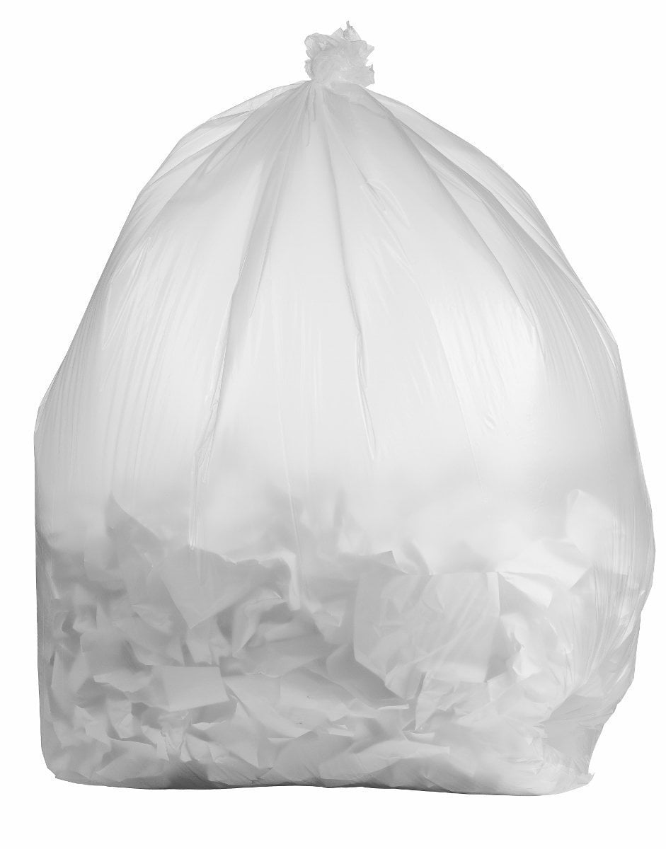 PlasticMill 100 Gallon Heavy Duty Trash Can Liners 2 Mil 