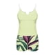 thumbnail image 5 of Traje de baño tankini de dos piezas para mujer, informal, de gran tamaño, de color liso, con parte superior dividida y acolchado en el pecho. Traje de baño tankini para mujer. Traje de baño de dos pie, 5 of 6