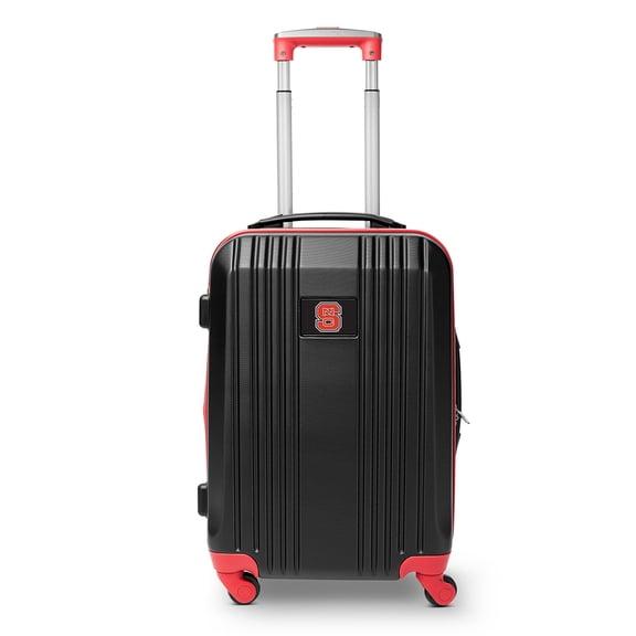 Mojo Outdoors NCAA NC State Wolfpack 21 in. Carry-on Hardcase Two-Tone Spinner