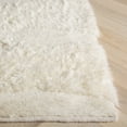 thumbnail image 3 of SAFAVIEH Casablanca Delmar Solid Shag Area Rug, Ivory, 8' x 10', 3 of 11