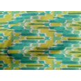 thumbnail image 4 of oneOone Cotton Poplin Fabric Chevron Kasuri Printed Fabric 1 Yard 56 Inch Wide, 4 of 4