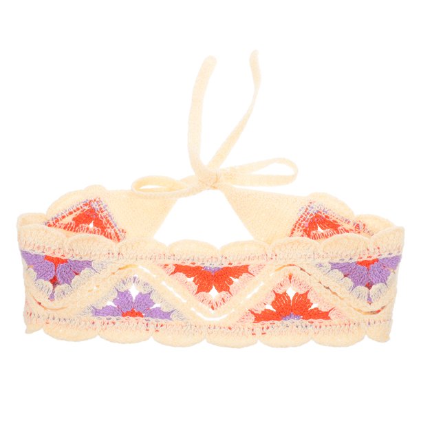 IFANLANDOR Bandana De Para Mujer Con Tejido Crochet Y Textura Cómoda Para Uso Diario