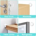 thumbnail image 4 of Tope de puerta montado en la pared, tope de puerta de silicona autoadhesivo de 6 piezas, tope de puerta resistente para puertas de gabinetes, cocinas, baños y oficinas., 4 of 5