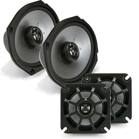 Kicker Motorcycle 4 Inch and 6x9 2-ohm Speaker