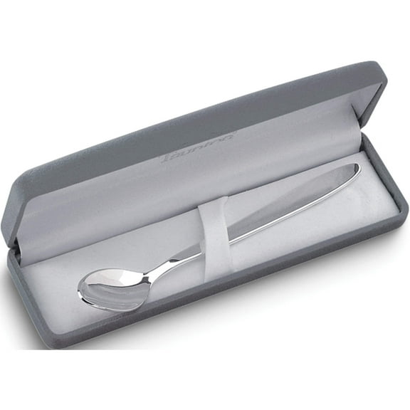 Fashion Silver-Plated Boxed Baby Feeding Spoon (6.5 X 1) Made In China gp490
