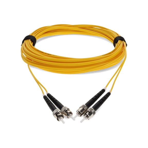 Addon ADD-ST-ST-10M9SMF-TAA 10m St To St Yellow Os2 Duplex Ofnr [riser-rated] Taa Smf Fiber Patch Cabl