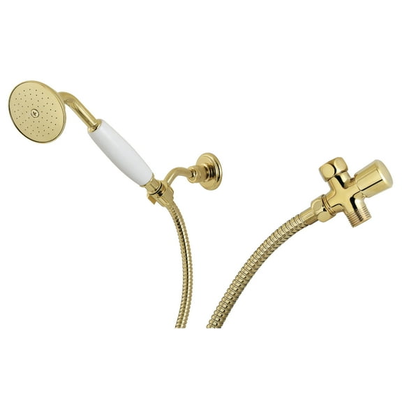 Kingston Brass KX1052BD Victorian Hand Shower Kit, Polished Brass