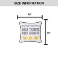thumbnail image 3 of Tempermental Embroidered Small/Petite Accent Pillow, 10" x 10", 3 of 4