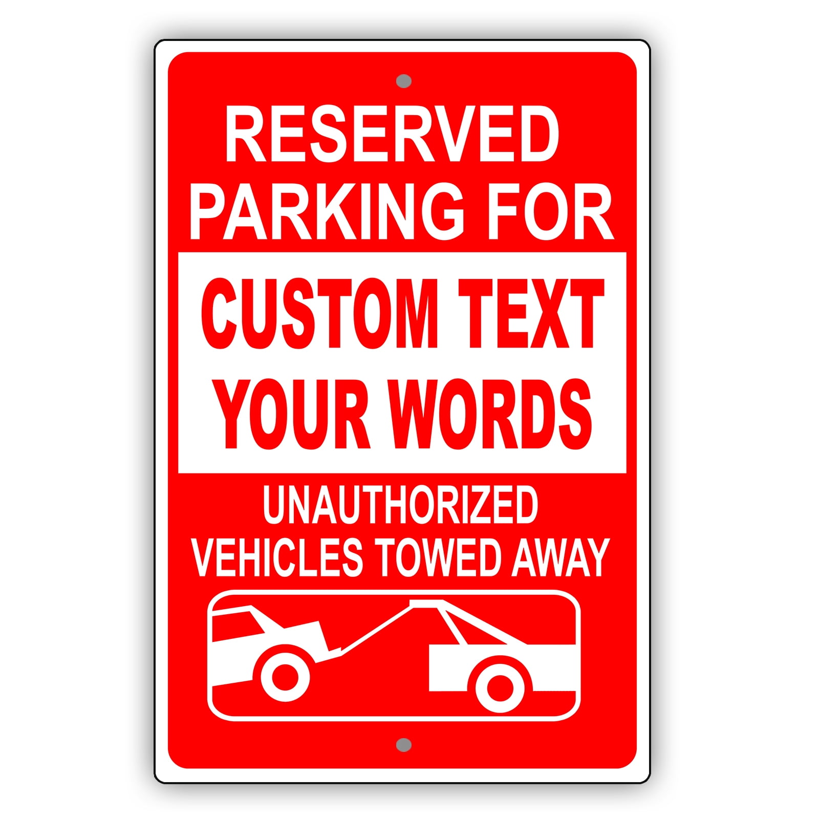 Reserved Parking For Custom Novelty Display Outdoor Indoor Unique