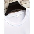 thumbnail image 3 of ONE LOVE Print Girls' Casual Short Sleeve T-shirt, Polyester Medium Stretch Crew Neck Knit Top for Spring/Summer, 3 of 6