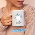 thumbnail image 2 of Customized Dentist Ceramic Mug - New Dental Mug For Teeth Doctor - Brush Tooth Mug - Personalized Dentist Mug With Name - Dentist Gift - Custom Dentist Tea Cup - White Mugs 11oz 15oz, 2 of 5