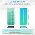 thumbnail image 4 of LG V20 Battery, [4600mAh] New Version Li-Polymer Replacement Battery for LG V20 BL-44E1F H910 H918 LS997 US996 VS995 |, 4 of 5
