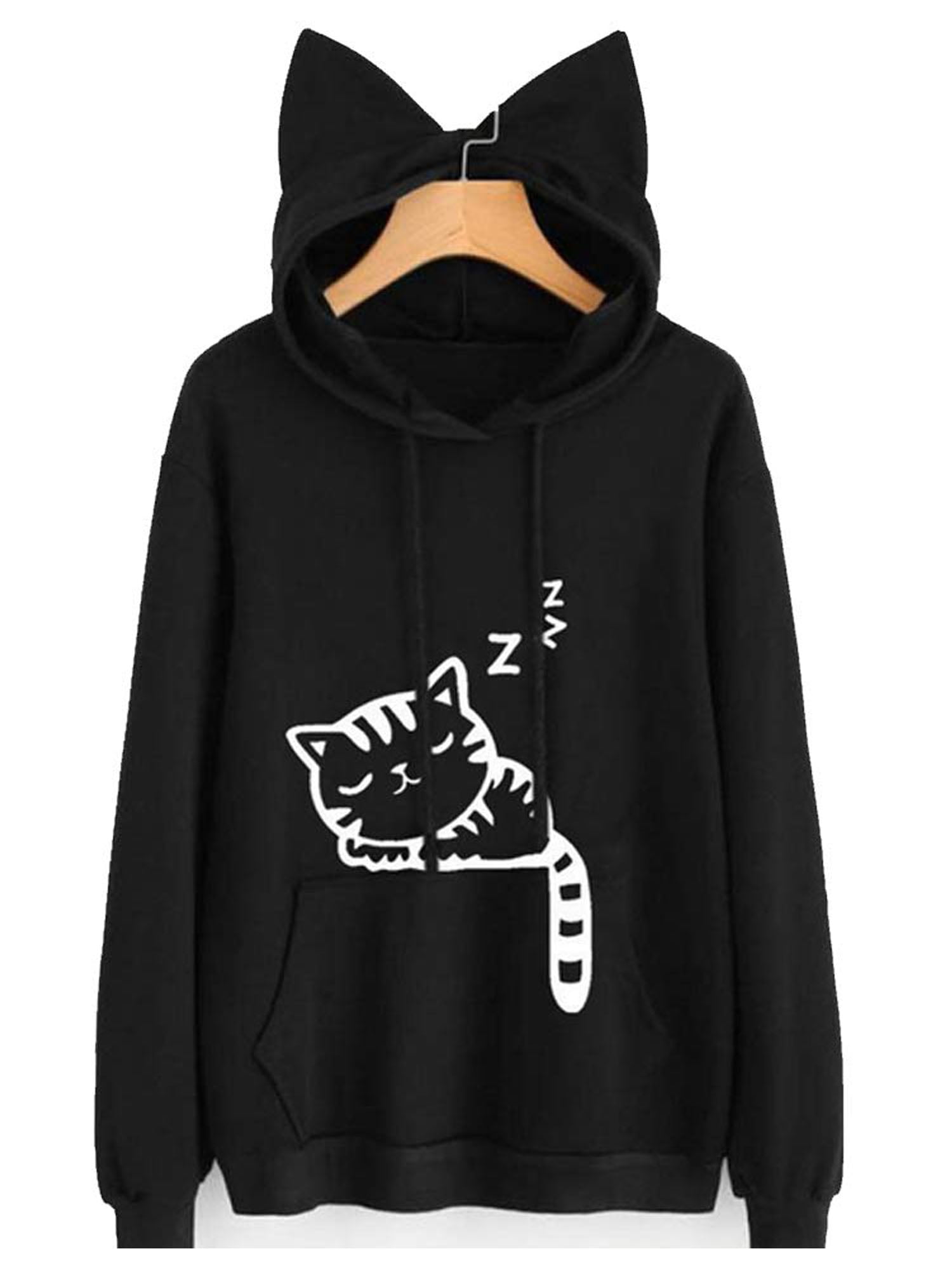 Custom Hoodie Cat Mama Cat Hoodies Cat Lady Fur Mama Hooded Sweatshirt Hoodies For Women Cat Mom Cat Lover Gift Kitten Hoodie