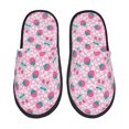 thumbnail image 1 of Fotbe Cherry Strawberry Pantuflas Peludas para Mujer con Estampado, Zapatillas de Peluche, Zapatos de Invierno para Casa, Uso Interior y Exterior-Medium, 1 of 8
