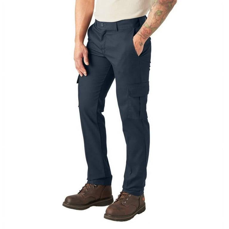 Dickies Men's Slim Fit Cargo Pants, Flexible, Durable Work Comfort