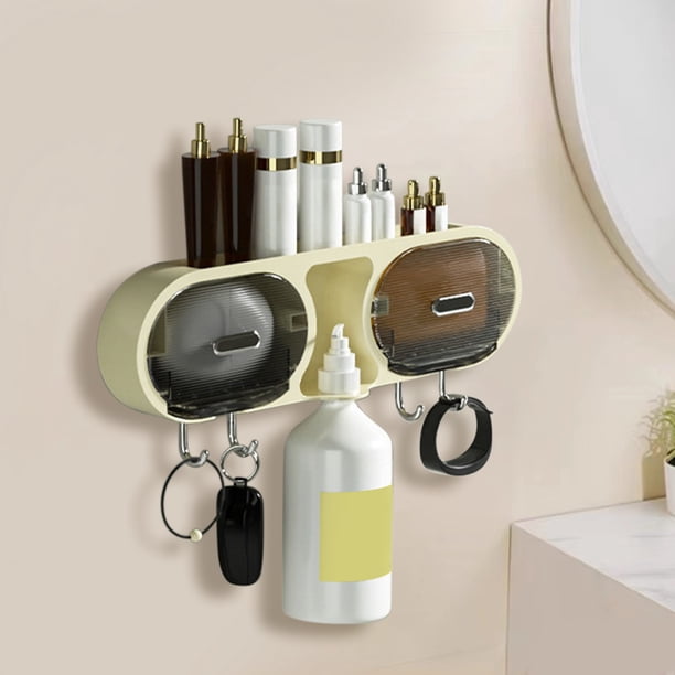 Jabonera de baño con tapa | Caja de jabón drenante conectada antideslizante | Impresión europea | Plástico mate | Diseño ventilado | 1 paquete | Blanco | 15,3 x 5,9 pulgadas | Para Viajes Domésticos