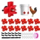 thumbnail image 1 of 12Pcs Horizontal Chicken Waterer Nipples with Drill Bits, 1 of 5