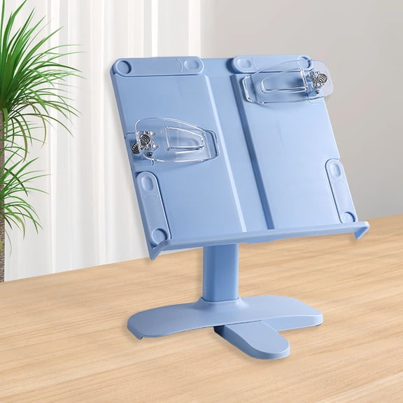 Liftable Reading Bookshelf, 20.7cm Turnable Reading Stand with Adjustable Height for Students