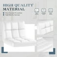 thumbnail image 5 of Furmax Adjustable Armless Swivel Mid-Back Bar Stools, White (Set of 4), 5 of 11