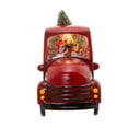 thumbnail image 3 of Kurt Adler JEL1404 9.5" Battery Operated LED Santa Truck Water Tablepiece, 3 of 4