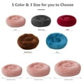 thumbnail image 4 of Amdohai Lit pour Chat Lit pour Chien Lit Rond Moelleux pour Animaux de Compagnie Chauffant Lit Rond Lavable, 4 of 8