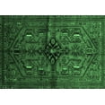 thumbnail image 1 of Ahgly Company Indoor Rectangle Persian Emerald Green Traditional Area Rugs, 4' x 6', 1 of 4