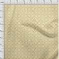 thumbnail image 4 of oneOone Tissu Rayonne Jaune Géométrique Triangle Matériel de Robe Tissu Imprimé Tissu au Mètre 56 Pouces de Large, 4 of 4