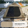 thumbnail image 3 of Ktaxon 2-4 People Inflatable Tent with Hand Pump for Camping, Easy Setup Air Glamping Tents with Extra Canopy, Camping Tent for Family, Khaki, 3 of 10