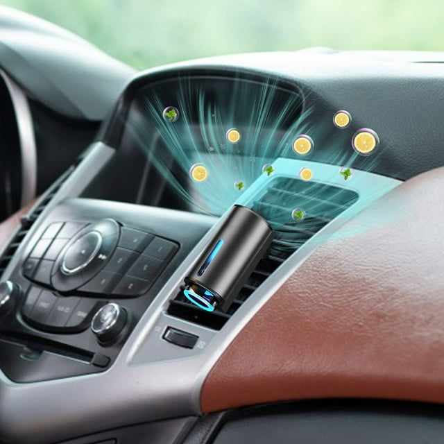 weibbin Désodorisant Intelligent pour Voiture 10ML - Diffuseur d'Arôme Rechargeable, 3 Niveaux Réglables avec Trois Arômes Intelligents pour Voiture, Parfum pour Hommes