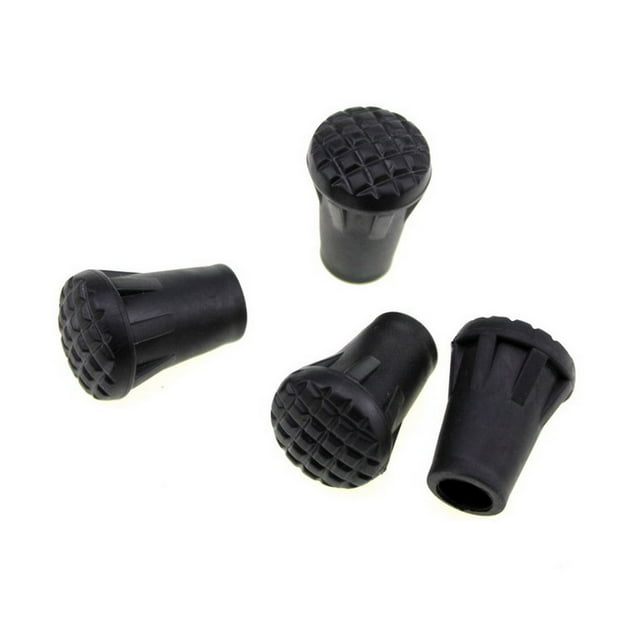 Youkk 4X Coussinets de Canne Ajustables Résistants à l'Usure Embouts de Remplacement Stables Accessoires d'Escalade