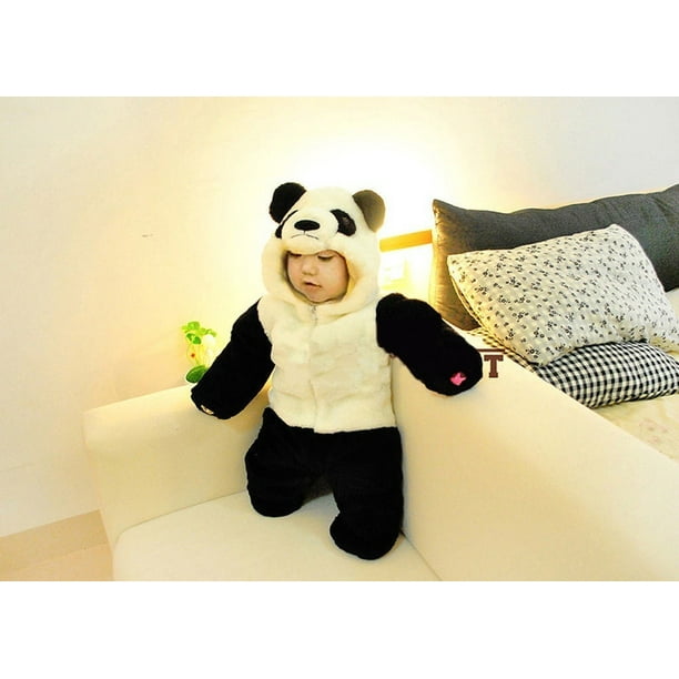 Bonnet Panda Péruvien pour Bébé l Cadeau Panda l Pyjama Panda Shop