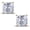 rose gold plated silver, variant on "STUNNING FLAME "18K Gold Plated Sterling Silver Asscher Cut Cubic Zirconia Stud Earrings for Women