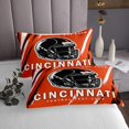 thumbnail image 3 of Erosebridal Teens Ball Sport Quilt Sets for King Size Bed, Retro Rugby Bed Set, American Football Decor 3pcs, 3 of 5
