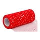 thumbnail image 1 of Jikaix 1 Rollo de Adorno de Purpurina Rollo de Tul Sin Olor Red Hilado Decoraciones de Guirnalda Cinta Transparente para Interiores, 1 of 5
