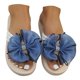 thumbnail image 3 of MKLEKYY Sandalias de Mujer de Moda Romanas de Tacón Bajo Con Tiras y Suela Plana Con Punta Cuadrada para Playa, 3 of 5