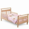 Dorel Sleigh Toddler Bed, Natural