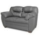 thumbnail image 3 of Love Seat de Piel Genuina ConfortoPiel  Toscana Gris Oxford, 3 of 8