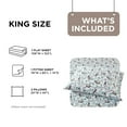 thumbnail image 7 of Regency Heights King Size Cotton Flannel Sheet Set, 4-Piece Flannel Bed Sheets King, 100% Cotton Bed Sheets Set with Deep Pocket, Multi Sloth, 7 of 7