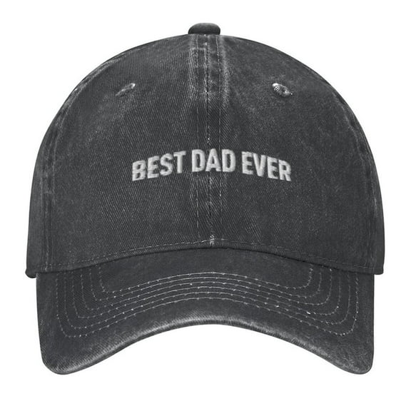 Best Dad Ever Dad Hat Print Vintage Wash Dad Hat Adjustable Curved Brim Baseball Cap,Made In USA,Casual Outdoor Sports Fishing Cap for Men and Women