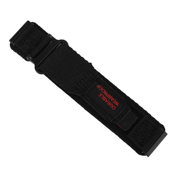 Suodoka Premium Outdoor Woven Watch Band Replacement for Spartan HR Baro, Suunto 7, Suunto 9, D5i, 24mm Tactical Wristband Strap - Black (6.1 inches / 15.5 cm)