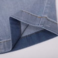 thumbnail image 6 of Zylarhe Women's Pants Women's 2025 Trendy Loose Wide Leg Casual Washed Button High Waist Stretch Denim Jeans Comfortable Everyday Pants, 6 of 8
