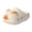 Beige, variant on Womens Mens Cute Cat Paw Platform Chunky Closed Toe Clogs Sandals Indoor Outdoor Pillow Cloud House Slippers Beach Summer Non Slip Home Shoes