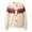 Beige, variant on Womens Winter Cardigans Geometric Yoke Pattern Round Neck Sweaters Toggle Front Tops Long Sleeve Layering Style