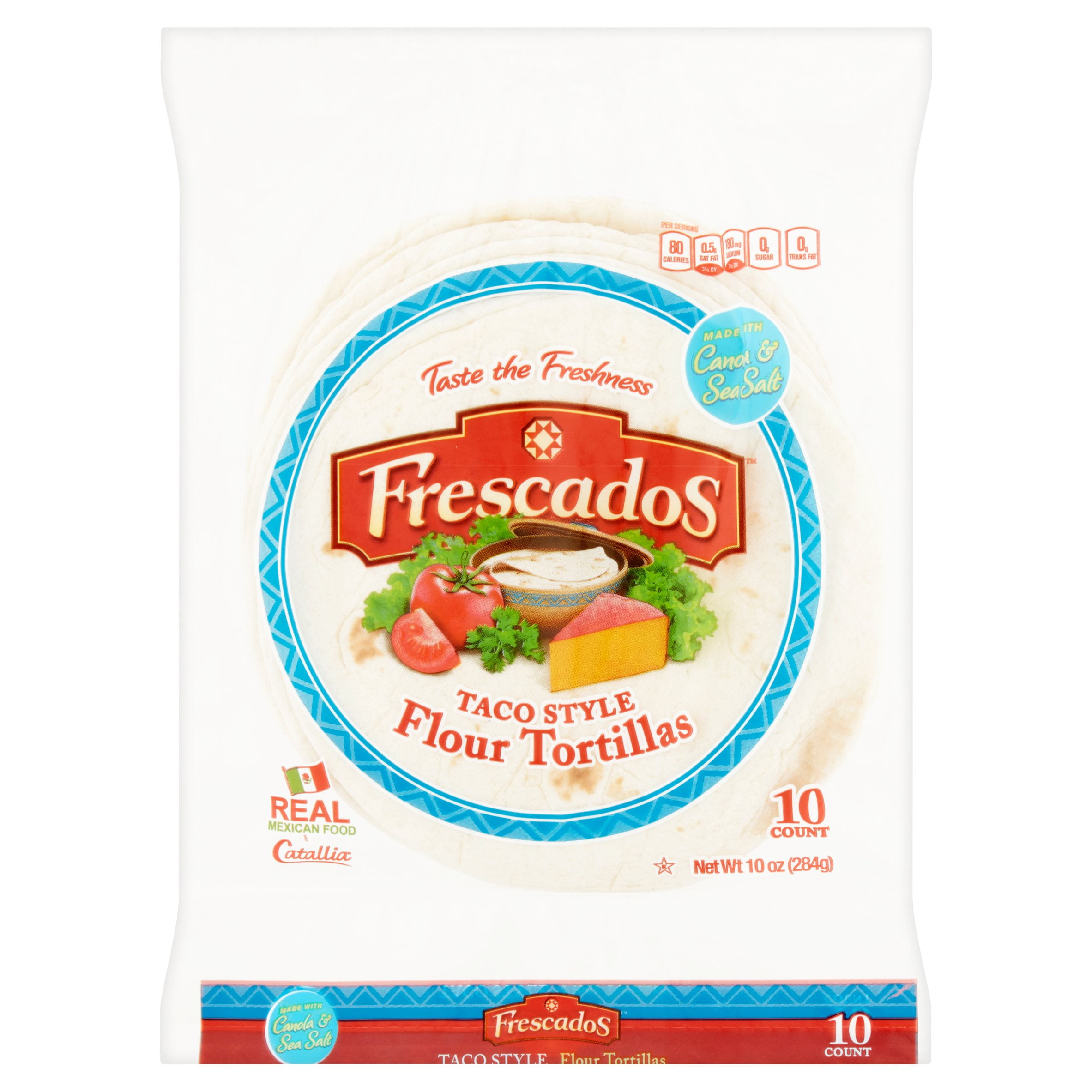 Frescados Taco Style Flour Tortillas, 10 oz, 12 pack by Catallia Mexican Foods, LLC